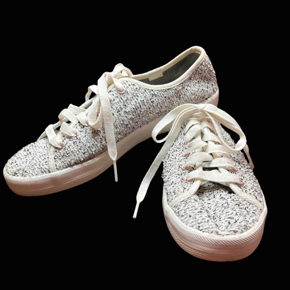 Women’s Keds Kickstart Two-Tone Boucle Shoes, Size 6